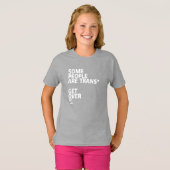 トランス*で乗り越える人もいる。 Tシャツ (正面フル)