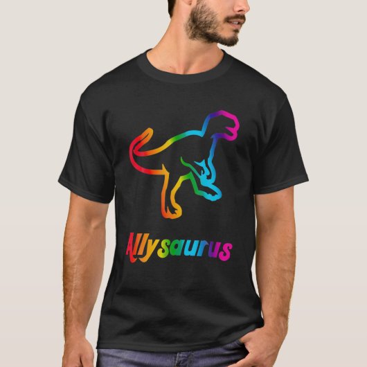 トランス・アリー・サウラスゲイプライドLGBTQトランス国旗D Tシャツ (正面)