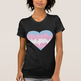 トランス・ジェンダーのハート Tシャツ