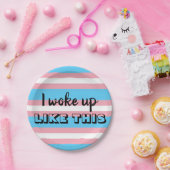 トランス・ジェンダーのプライドのパーティー ペーパープレート (パーティー)