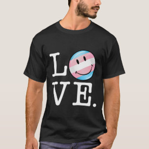 トランス・ジェンダーのプライドの旗愛 Tシャツ