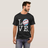トランス・ジェンダーのプライドの旗愛 Tシャツ (正面フル)