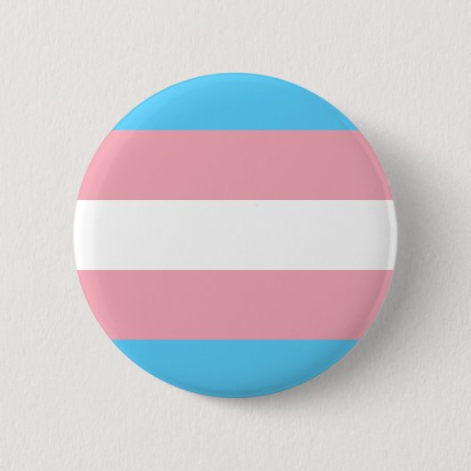 トランス・ジェンダーのプライドの旗- LGBTの虹 缶バッジ (正面)
