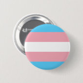 トランス・ジェンダーのプライドの旗- LGBTの虹 缶バッジ (正面&裏面)