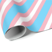 トランス・ジェンダーのプライドの旗- LGBT TRANSの虹 ラッピングペーパー (ロールコーナー)