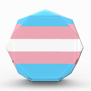 トランス・ジェンダーのプライドの旗- LGBT TRANSの虹 表彰盾