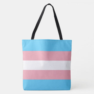トランス・ジェンダーのプライドの旗LGBTの全にプリント トートバッグ