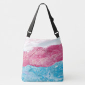 トランス・ジェンダーのプライド クロスボディバッグ (正面)