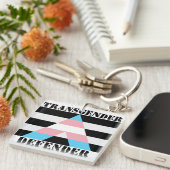 トランス・ジェンダーの擁護者の同盟国 キーホルダー (正面右)