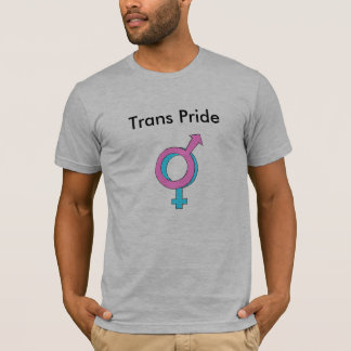 トランス・ジェンダーまたはTransexualのプライド Tシャツ