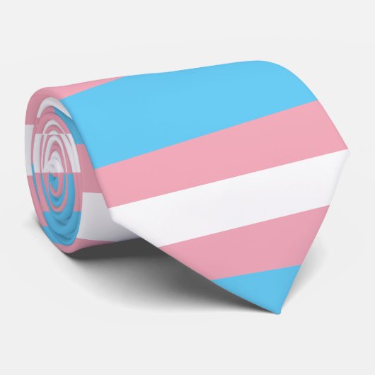 トランス・ジェンダー|のプライドの旗のデザイン|は|を縞で飾ります ネクタイ (ロール)