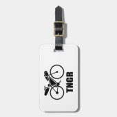 トランス・ノース・ジョージア・レース・ビケパッキング ラゲッジタグ (正面縦)
