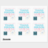 トランス・パーソンが来たのに気づかなかったんだ！ スクエアシール (シート)