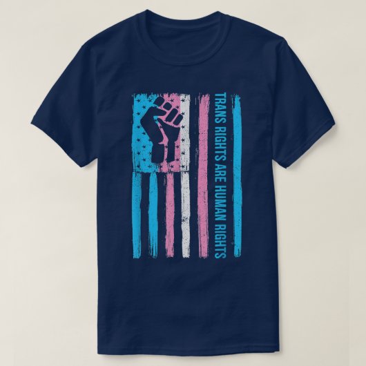 トランス・ライツは人権シャツLGB Tシャツ (デザイン正面)