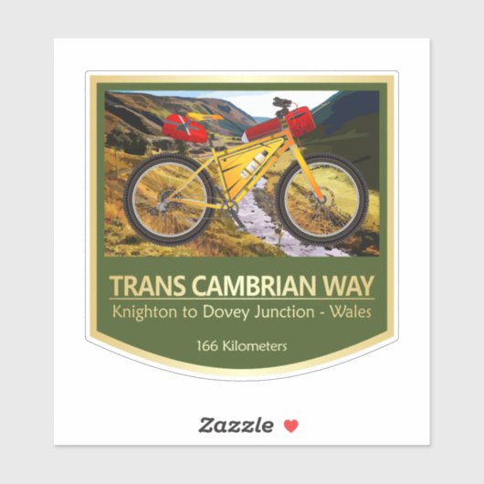 トランスCambrian Way (bike2) シール (シート)
