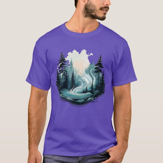 "トランセンデンタル・フォレスト" Tシャツ (正面)