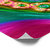 トランセントエイリアンV3 (12" x 12")アートプリントポスター ポスター (角)