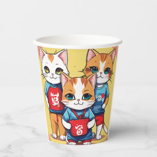 トランドコーヒーカップ 紙コップ (正面)