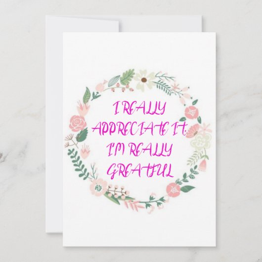 トランドタンクカード サンキューカード (正面)