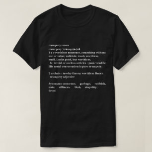 トランパリーの定義 - おもしろトランプ Tシャツ