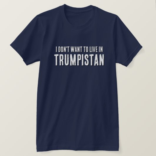 トランピおもしろいスタン Tシャツ (デザイン正面)