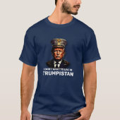 トランピおもしろいスタン Tシャツ (正面)