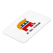 トランピカン – 我々はオーバーコーム マグネット (左側)