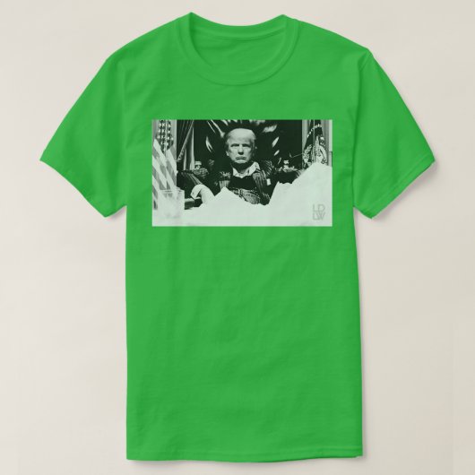 トランピー・モンタナの物語をチャルフェイス Tシャツ (デザイン正面)