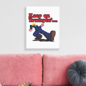 トランピ保ンで キャンバスプリント (インサイチュ (リビング))