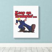 トランピ保ンで キャンバスプリント (インサイチュ (ウッドフロア))