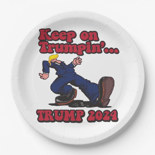 トランピ保ンで ペーパープレート (正面)