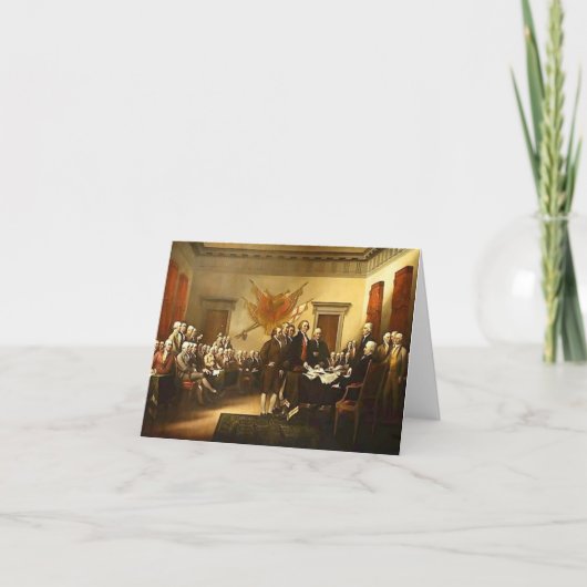 トランブル・ノート・カードによる独立宣言 カード (正面)