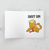 トランブ泣き叫びベビーチーズチャレンジグリーティングカード シーズンカード (内部)