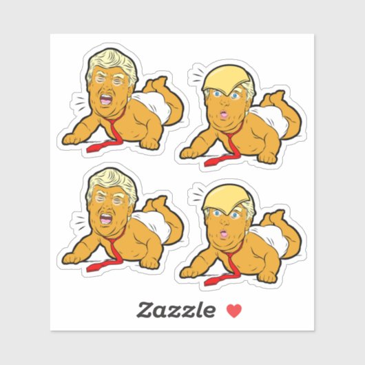 トランブ泣き叫びベビーチーズチャレンジステッカー シール (シート)