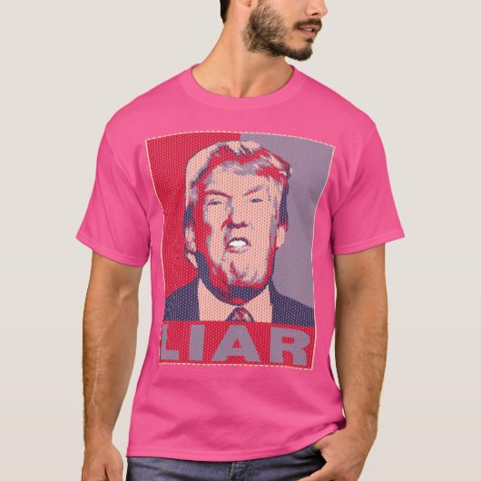 トランプうそつき醜いクリスマス Tシャツ (正面)