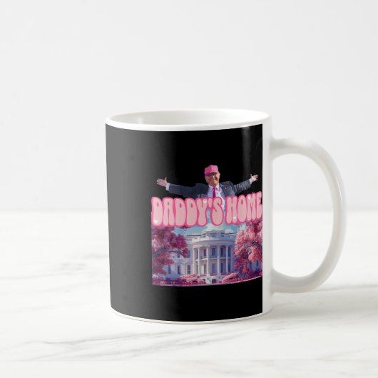 トランプおもしろいがアメリカを取り戻す コーヒーマグカップ (右)