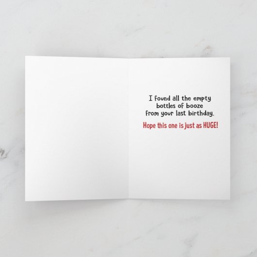 トランプおもしろいが沼の誕生日を抜く カード (内部)