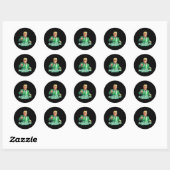 トランプおもしろいはシェナニガンにSt patricksを始めさせる ラウンドシール (シート)