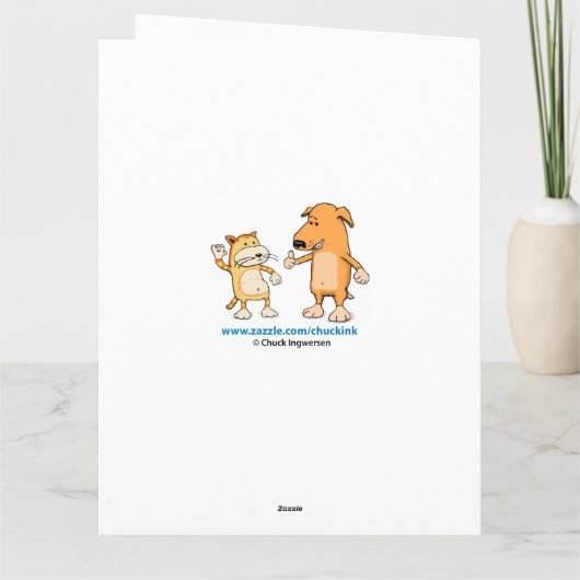 トランプおもしろいは偽ではない誕生日ニュース カード (裏面)