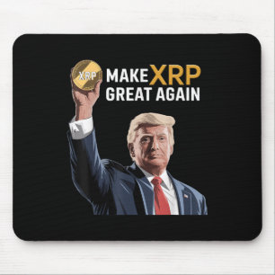 トランプおもしろいは再びXrpを作素晴らし成するXrp暗号 マウスパッド