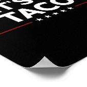 トランプおもしろいは常に鶏を出しタコに行こう ポスター (角)