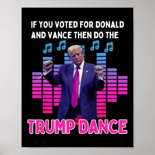 トランプおもしろいを愛するパパとママのためのティー – Trum ポスター (正面)