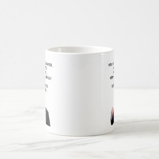 トランプおもしろいア最高のス弁護士コーヒーマグ11オズ コーヒーマグカップ (中央)