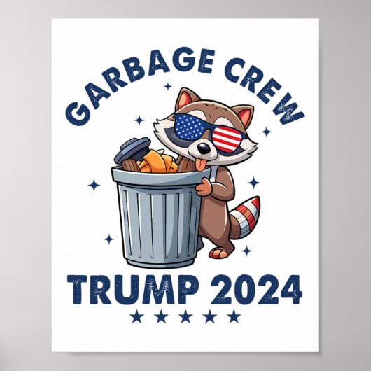 トランプおもしろいガルビージクルー ポスター (正面)