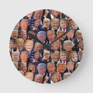 トランプおもしろいギフト ラウンド壁時計