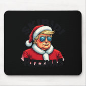 トランプおもしろいクリスマスサンタクロース マウスパッド (正面)