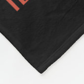 トランプおもしろいクリスマスサンタ私はクリスマスに家に帰る フリースブランケット (角)