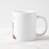 トランプおもしろいサンタクロースのクリスマスカード ジャンボコーヒーマグカップ (右)