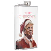 トランプおもしろいサンタクロースのクリスマスカード フラスク (右)