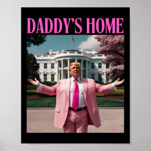 トランプおもしろいシャツホームメンズ ポスター